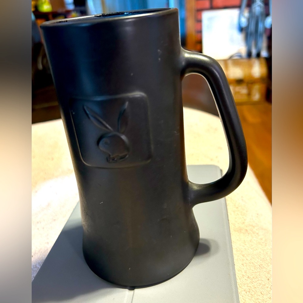 PlayBoy Glass beer mug Vintage 70’s
